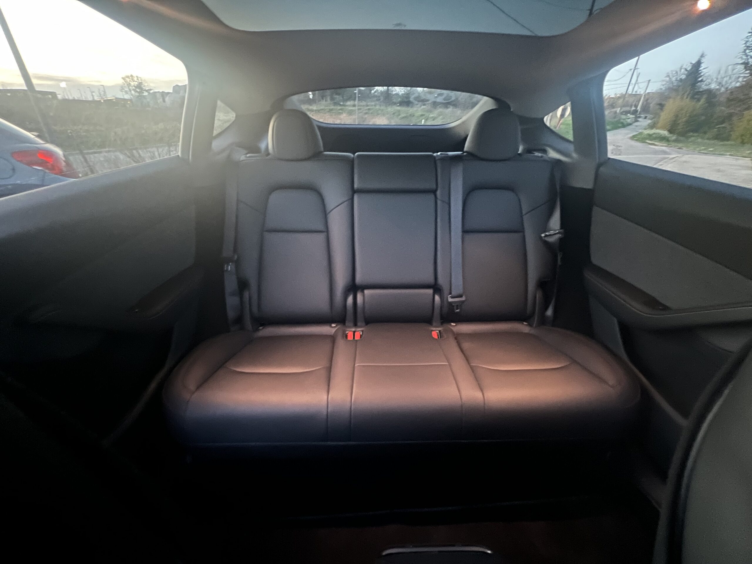 Banquette arrière de la Tesla Model Y